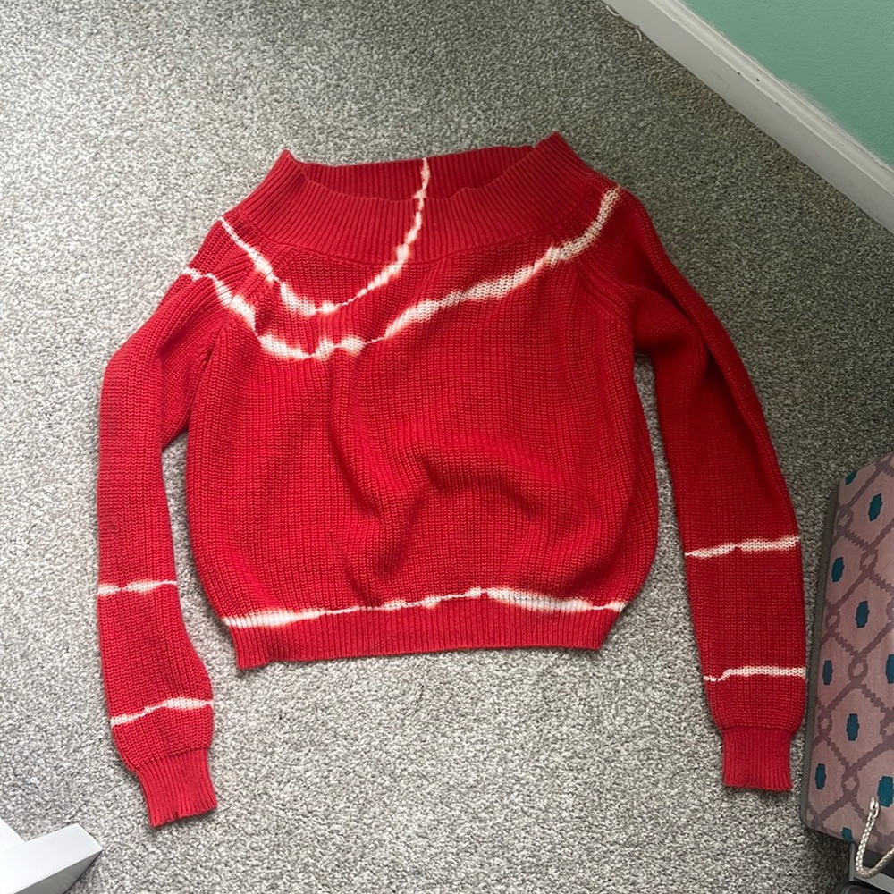 red sweater